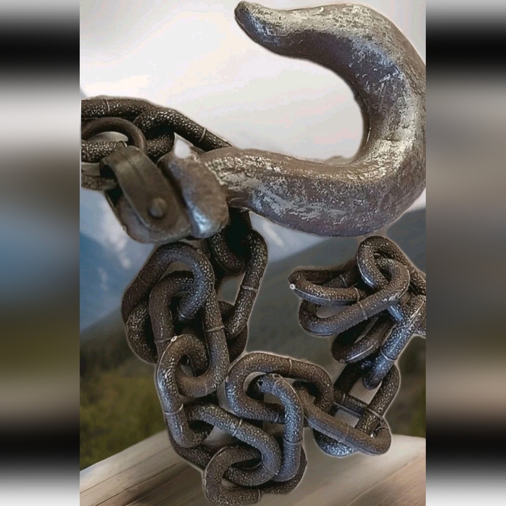 Hook and Chain Haloween Decor or Costume